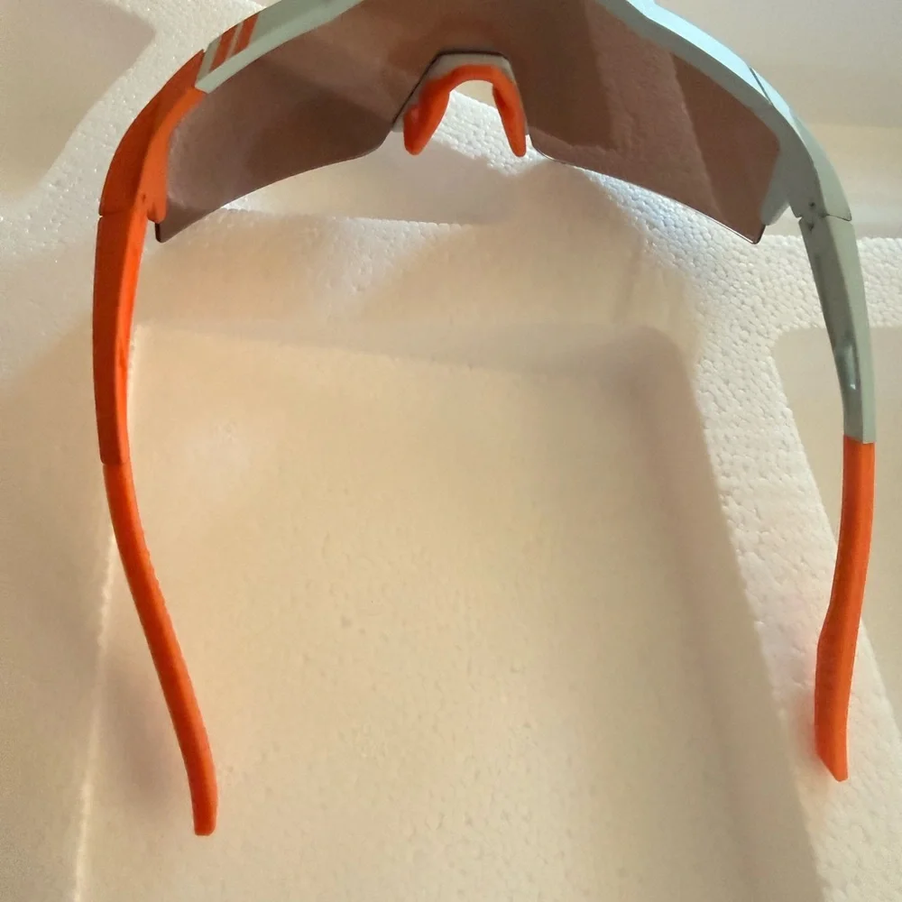 100% Percent Speedcraft Soft Tach Two Tone Baseball Sunglasses LikeNew Condition